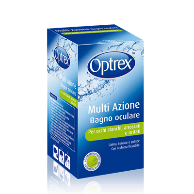 OPTREX MULTI AZIONE BAGNO OCULARE 300ML + OCCHIERA FLESSIBILE