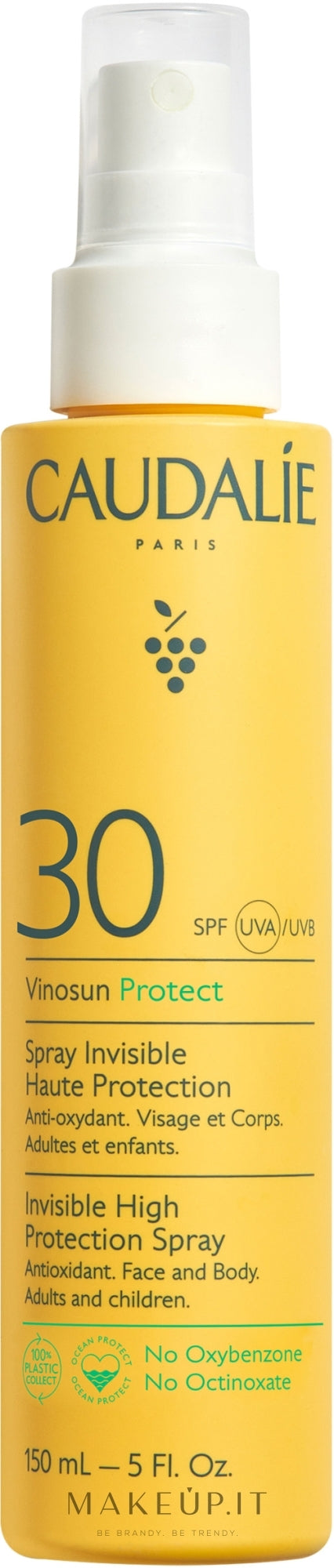 Caudalie Vinosun Protect Spray Solare Invisibile Alta Protezione SPF30 150ml