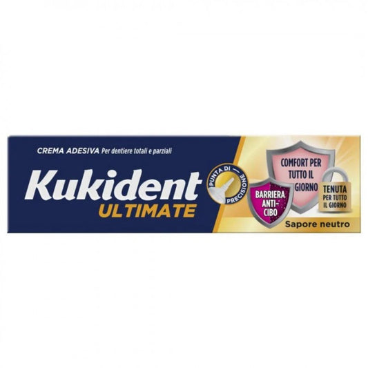 Kukident Ultimate barriera anti cibo sapore neutro 57g