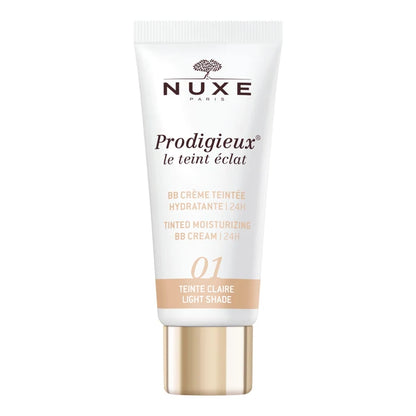 Nuxe prodigieux le teint éclat crema colorata idratante 01 tonalità scura 30ml