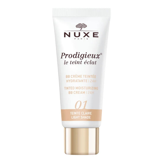 Nuxe prodigieux le teint éclat crema colorata idratante 01 tonalità scura 30ml
