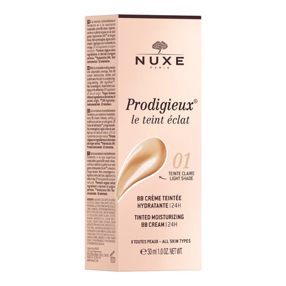 Nuxe prodigieux le teint éclat crema colorata idratante 01 tonalità scura 30ml