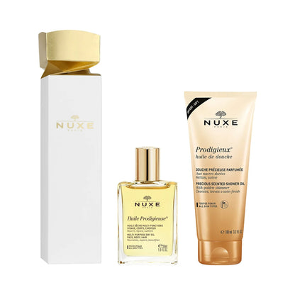 Nuxe Cracker Olio Prodigioso classico 30ml+ Gel doccia 100ml