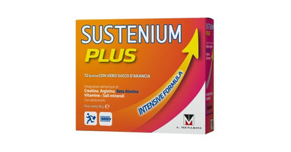 Sustenium Plus Intensive Formula Integratore Energizzante 12 Bustine Arancia