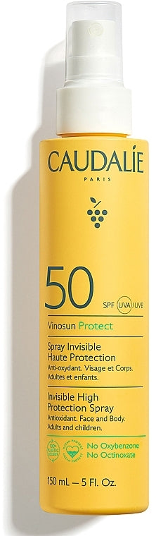 Caudalie Vinosun Protect Spray Solare Invisibile Alta Protezione SPF50 150ml