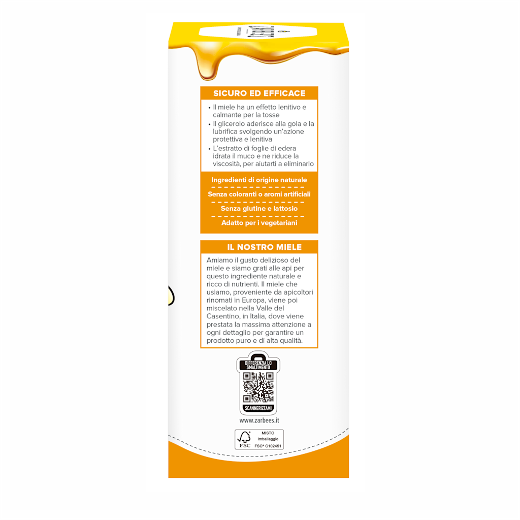 Zarbee's Sciroppo Tosse e Gola per tosse secca e grassa 150ml